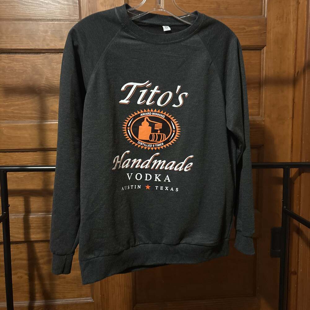 Crew Neck Long Sleeve Pullover Sweat Shirts Grahpic Sweatshirts,Black - S: ,